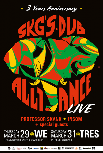 SKG's Dub Alliance Live - 3 Years Anniversary - 29/03 στο WE