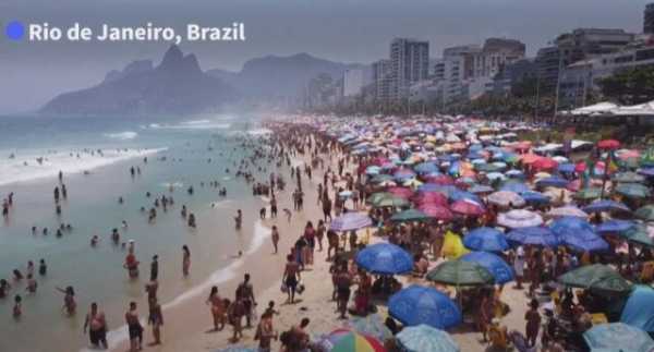 H Βραζιλία πήρε «φωτιά» - 58,5 βαθμούς Κελσίου έγραψαν τα θερμόμετρα