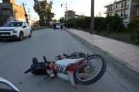 Σέρρες: Τροχαίο με εγκατάλειψη στο κέντρο της πόλης – Τραυματίας ο οδηγός μηχανής